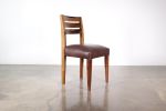 Exotic Wood and Leather Side Chair from Costantini, Renzo. | Dining Chair in Chairs by Costantini Design. Item made of wood with fabric