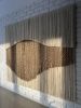 Gaia — Wool and Jute Wall Installation | Tapestry in Wall Hangings by Olivia Fiber Art. Item made of wood with cotton