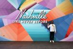 70ft X 15ft exterior mural | Murals by Nathan Brown | Fifth + Broadway in Nashville. Item composed of synthetic