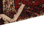 Mid Century Persian Kilim Rug Wool Red Cream Floral Senneh | Area Rug in Rugs by Rug and Kilim