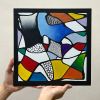 Harlequin - Festive Frenzy 3 | Oil And Acrylic Painting in Paintings by Aarti Bartake. Item made of canvas with synthetic
