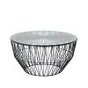 Drum Table | Coffee Table in Tables by Bend Goods. Item composed of metal and glass