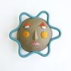 "Ma Chère" Wall Hanging Sculpture by Keavy Murphree | Sculptures by Keavy Murphree. Item composed of ceramic in boho or mid century modern style