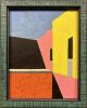 Sunset Motor Court | Oil And Acrylic Painting in Paintings by Rich Godfrey. Item made of canvas works with mid century modern & contemporary style