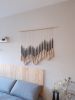 Hinoki 1 | Macrame Wall Hanging in Wall Hangings by Pepita Topos Studio. Item made of wood with cotton works with boho & contemporary style