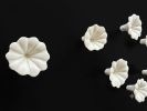 Handmade Clay Petunia Flower Set – Floral Sculpture | Sculptures by Leramic