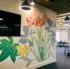 Tropical botanical mural large scale | Murals by Living Wall Murals | Huddle in London