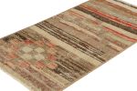 Vintage Zeki Müren Rug in Polychromatic Geometric Stripes | Area Rug in Rugs by Rug and Kilim