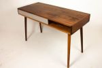 Two Third | Desk in Tables by Curly Woods. Item made of maple wood with concrete works with mid century modern style