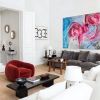Aphrodite | Oil And Acrylic Painting in Paintings by Eugenie Diserio. Item made of canvas with synthetic works with mid century modern & contemporary style