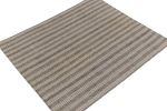 Vintage Striped Kilim in Gray Striations, Salt and Pepper | Area Rug in Rugs by Rug and Kilim