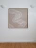 Embrace | Tapestry in Wall Hangings by Saskia Saunders. Item composed of oak wood and cotton in minimalism or contemporary style