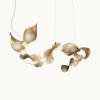 Dune 8 Curve in Metallic Tones Pendant Light | Chandeliers by MOSS Objects. Item made of metal works with contemporary & japandi style
