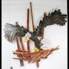 AMERICANA | Wall Sculpture in Wall Hangings by JOSE ANTONIO ARVELO | Point Pleasant Beach in Point Pleasant Beach. Item made of wood