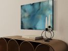 Blue Aurora Canvas Print | Prints by MELISSA RENEE fieryfordeepblue  Art & Design. Item composed of canvas in minimalism or contemporary style