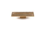 Medium Hammered Rectangle | Pull in Hardware by Thea design. Item composed of brass