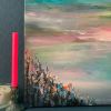 ‘Candy floss mists’ | Mixed Media by Tipperleyhill. Item composed of canvas and synthetic