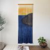 Beach Wall Art Tapestry | Wall Hangings by Mercy Designs Boho. Item made of oak wood with wool works with boho & minimalism style