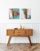 "Connecting Line" | Oil And Acrylic Painting in Paintings by Shirly Maimom Art. Item made of canvas & synthetic compatible with contemporary and art deco style