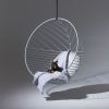 Studio Stirling Bubble Hanging Swing Seat - Striped Pattern | Swing Chair in Chairs by Studio Stirling. Item composed of steel compatible with minimalism and modern style