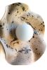 "Naya" Ceramic wall sconce | Sconces by Asmaa Aman Studio. Item composed of ceramic in contemporary or eclectic & maximalism style