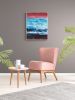 Evening Sky Over the Glacier | Oil And Acrylic Painting in Paintings by Simona Gocan. Item made of canvas compatible with contemporary style