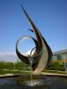 Apex | Public Sculptures by Medwedeff Forge and Design | College of DuPage in Glen Ellyn