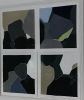Landscape Abstraction x 4 | Drawings by sandi gehring. Item composed of synthetic