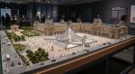 Museum-Grade Bespoke Architectural Diorama Sculpture | Sculptures by Dynasty Artisan. Item composed of birch wood and canvas in contemporary or country & farmhouse style