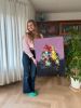 Wish you flowes nr 12 | Oil And Acrylic Painting in Paintings by Art by Geesien Postema. Item composed of canvas in contemporary style