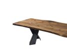 Live Edge Dining Table | Tables by Tinella Wood. Item composed of walnut & steel compatible with contemporary and art deco style