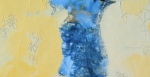 Remnants #1 — Contemporary Abstract Oil on Canvas (18×18 in) | Oil And Acrylic Painting in Paintings by Vincent Salvati – Contemporary Abstract Painter | NJ`. Item made of canvas works with contemporary style