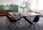 Metal Dining Table | Tables by ETAMORPH. Item composed of oak wood and steel
