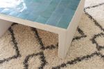 Plaster Zillege Tile Coffee Table | Tables by Mahina Studio Arts. Item compatible with boho and contemporary style