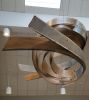 Circuit | Sculptures by Barbara Cooper | Hinsdale Public Library in Hinsdale. Item composed of wood and steel