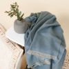 Moonlight Merino Throw | Linens & Bedding by Studio Variously. Item made of fabric & fiber