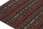 Vintage Shahsavan Persian Jajim Kilim runner in Red, Blue | Area Rug in Rugs by Rug and Kilim