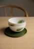 Handmade Porcelain Bowl. Off-white With Color Strokes | Dinnerware by Creating Comfort Lab