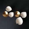 Set Of 6 Calla Lilies - White & Metallic Gold | Art & Wall Decor by Elizabeth Prince Ceramics