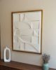 No. 102 Japandi Plaster Wall Relief - Scandinavian Decor | Wall Sculpture in Wall Hangings by Joseph A