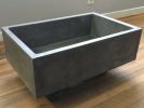 Farmhouse Concrete Vessel Sink | Countertop in Furniture by Wood and Stone Designs. Item composed of concrete