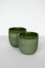 Handmade Porcelain Coffee Cup. Green | Drinkware by Creating Comfort Lab | Miami in Miami. Item made of ceramic
