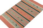 Rug & Kilim’s Tribal style Kilim rug in Multicolor Patterns | Area Rug in Rugs by Rug and Kilim. Item made of wool