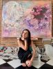Yo soy luz divina, yo soy luz eterna | Oil And Acrylic Painting in Paintings by Elena Parau. Item composed of canvas in contemporary or country & farmhouse style