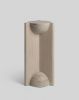 BLEO Pedestal Oak By Daniel Couttolenc | Side Table in Tables by Daniel Couttolenc. Item made of oak wood works with boho & contemporary style