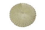 Velvet Round Cushion - Pistachio Green | Pillow in Pillows by Casa Amarosa. Item made of cotton