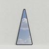 Arrow 3 - Accent Design Mirror | Decorative Objects by oitoproducts. Item made of wood with glass works with minimalism & contemporary style