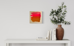 Smoosh 10 | Oil And Acrylic Painting in Paintings by Shiri Phillips Designs. Item made of wood