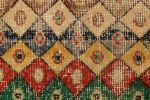 Vintage Zeki Müren Rug with Polychromatic Diamond Patterns | Area Rug in Rugs by Rug and Kilim
