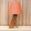 Log Lamps | Table Lamp in Lamps by Made Cozy. Item composed of oak wood and linen